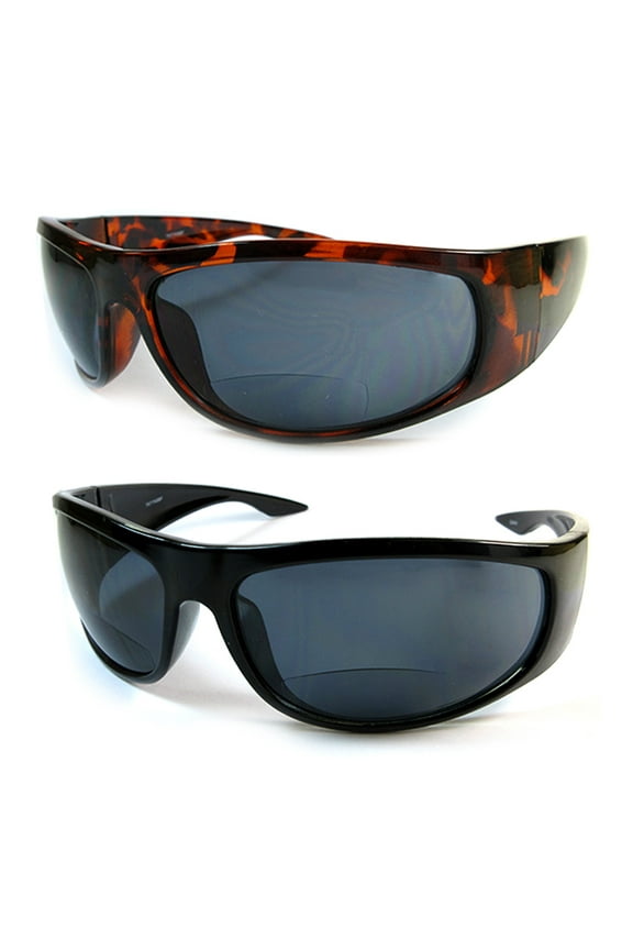 1 Men Women Reading Sunglasses Inner Bifocal UV400 Reader Lens Eyewear +2.00