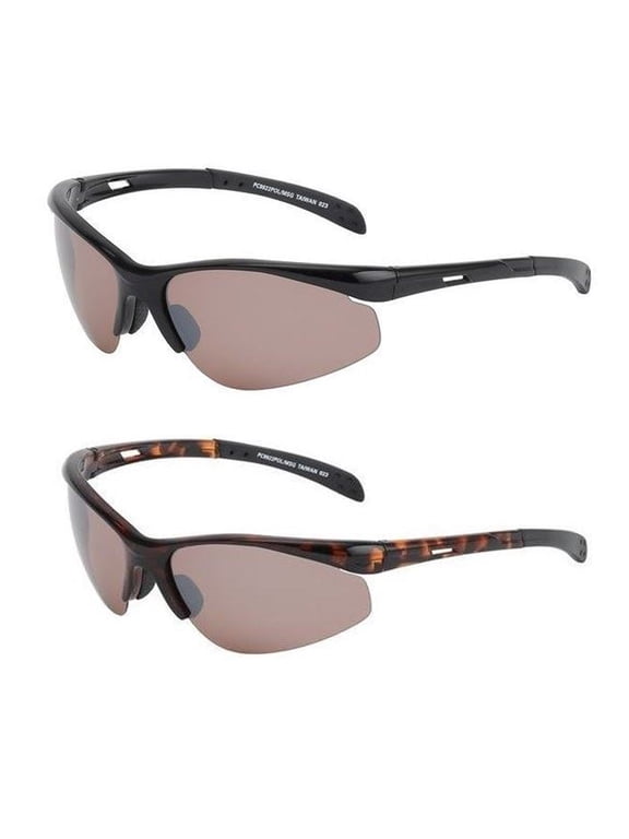 1 Mens Polarized Sunglasses Driving Glasses Night Vision Copper Lens UV Eyewear