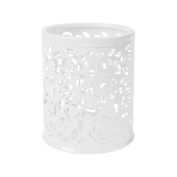 Pencil Cup & Multicolor Pen Holder, Mesh Metal Pen Holder Set, Round & Square, Non-Slip Base, Desk Organizer for Office & Home, by Goohae