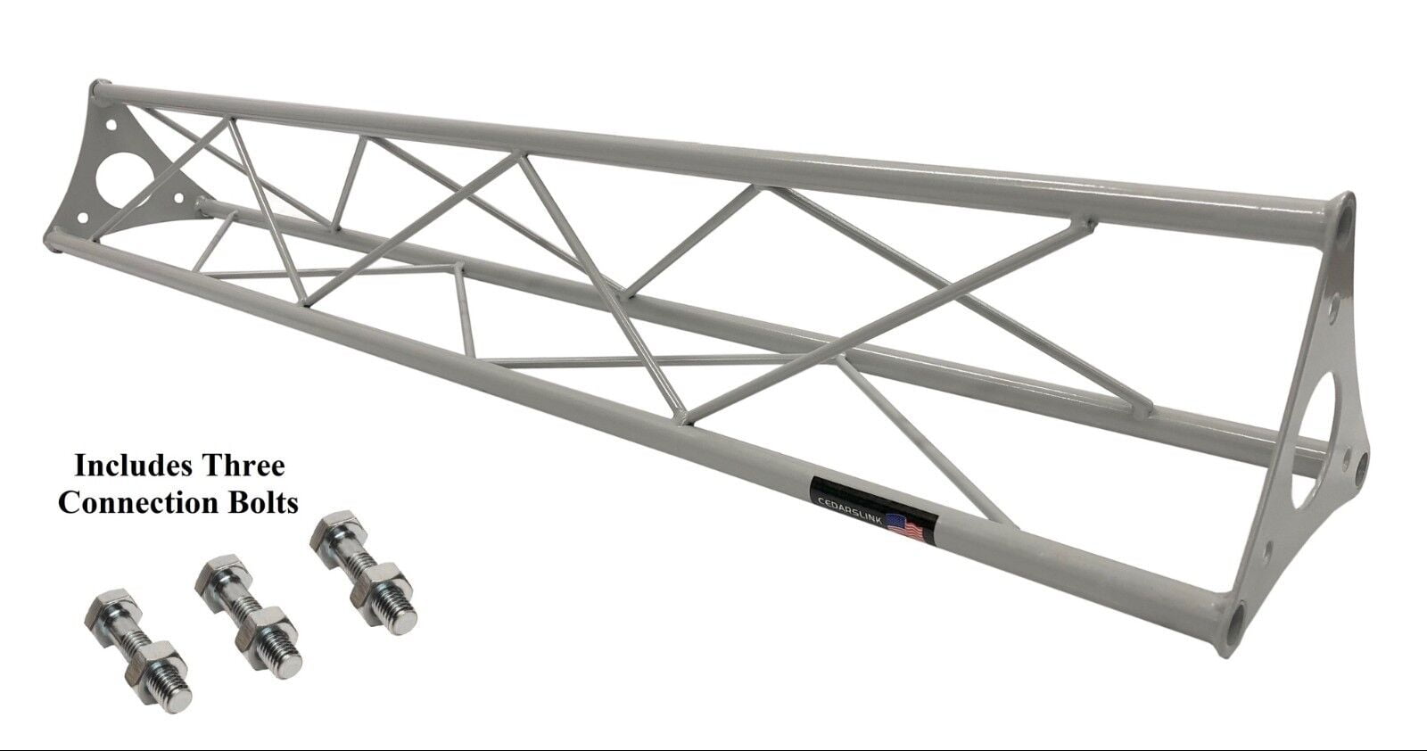1 Meter 3.28' Silver Lighting Triangle Bolted Truss Universal DJ Metal ...