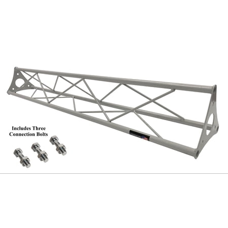 1 Meter 3.28' Silver Lighting Triangle Bolted Truss Universal DJ Metal ARCH-SAT