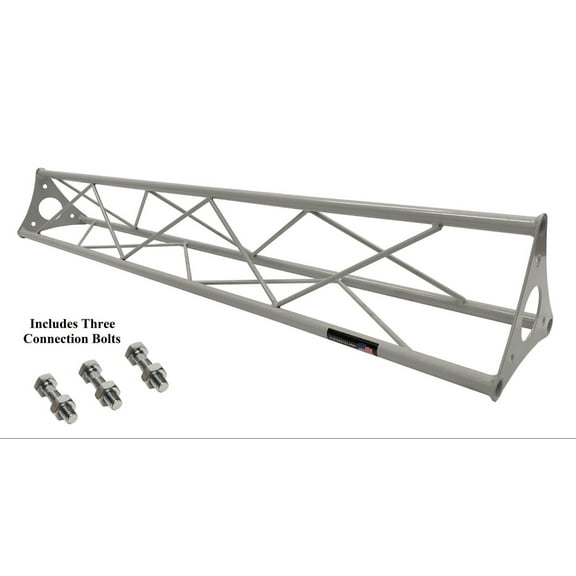 1 Meter 3.28' Silver Lighting Triangle Bolted Truss Universal DJ Metal ARCH-SAT