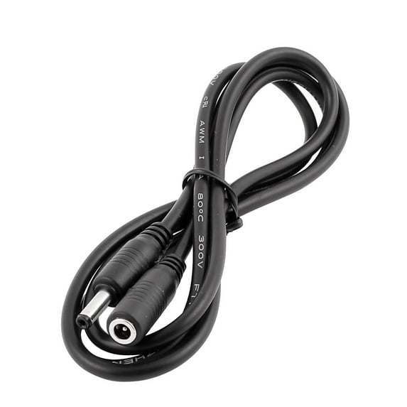 1 Meter 3.2ft DC M/F 3.5 x 1.35mm Cable Extension Adaptor For CCTV Camera
