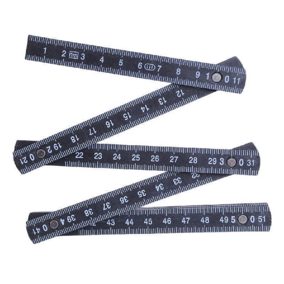 1 Meter Foldable Ruler Measuring Plastic Metric Scale for Home & Workshop Use