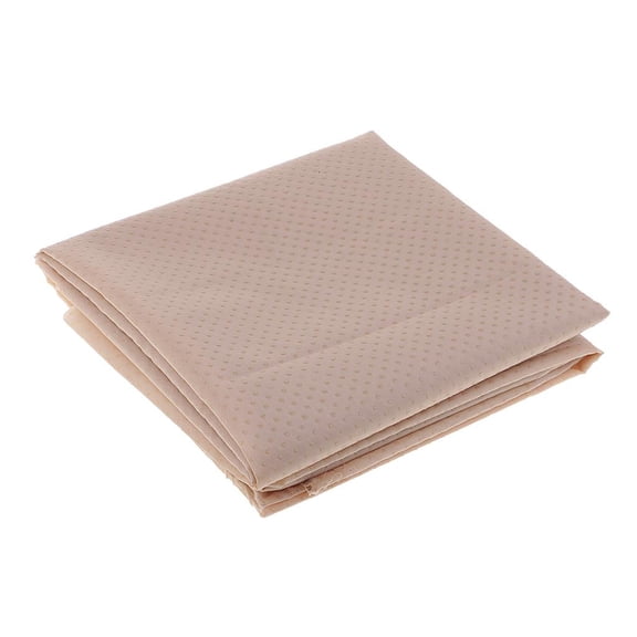 1 Meter Non Slip Fabric Rubber Sewing Cloth Material , Light Coffee, 1 Yard