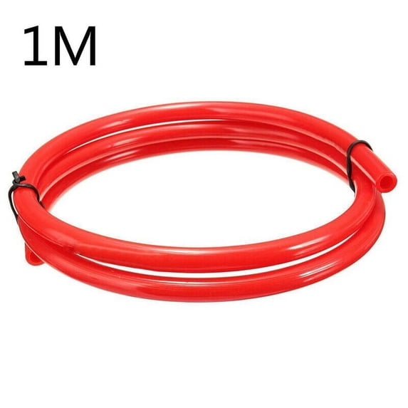 1 Meter Red Motorcycle Fuel Line Gasoline Oil Delivery Pipe Hose Id 5mm Od 8mm