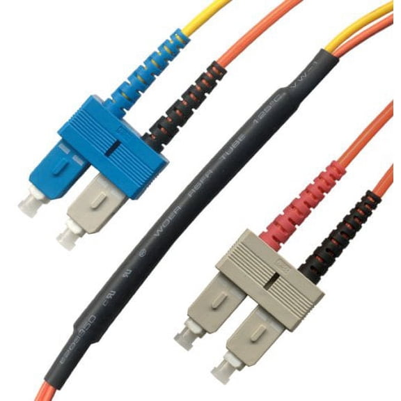 1 Meter SC/SC Mode Conditioning Fiber Optic Cable (9/125-62.5/125)