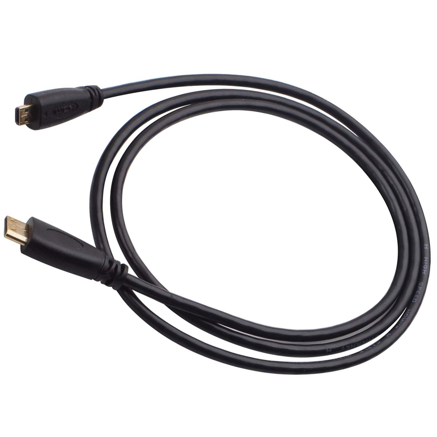 1 Metre Micro HDMI Male Type D to Type C Mini HDMI Male Connector ...