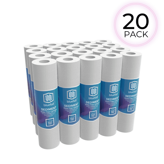 1-Micron Sediment Water Filter Replacement Cartridge for 10 in. x 2.5 in. (POE) Whole House Systems 20 Pack