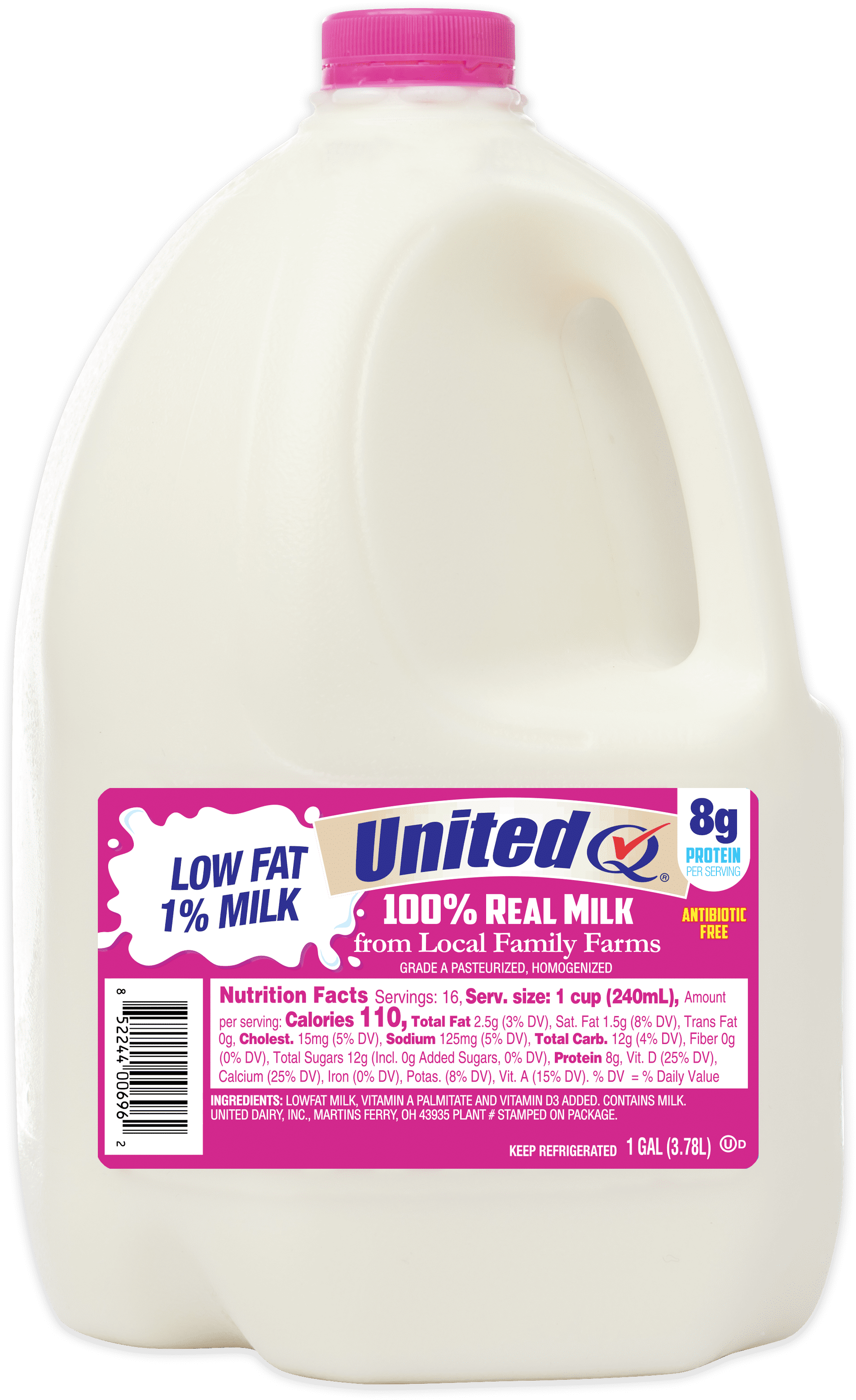 United Dairy 1% Gallon Milk