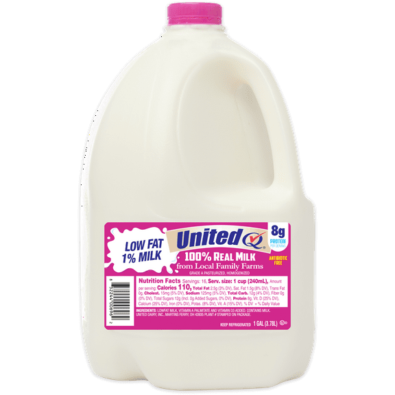 United Dairy 1% Gallon Milk