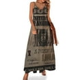 thumbnail image 1 of 1 Million Dollar Bill Sleeveless Dress Loose Women's Dress Dresses Luxury Evening Dresses, 1 of 9
