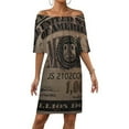thumbnail image 1 of 1 Million Dollar Bill Women's Off The Shoulder Ruffles Summer Wedding Guest Loose Casual Party Beach Dress, 1 of 9