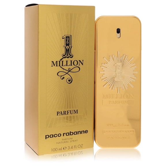 1 Million Parfum Cologne By Paco Rabanne Parfum Spray 3.4 oz