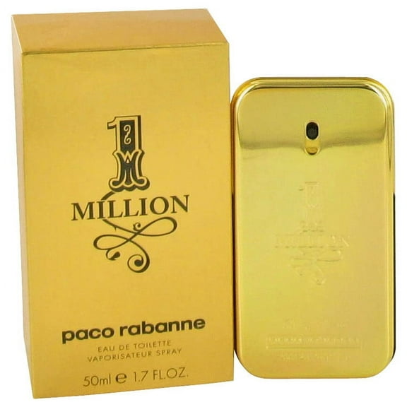 1 Million by Paco Rabanne Eau De Toilette Spray 1.7 oz For Men