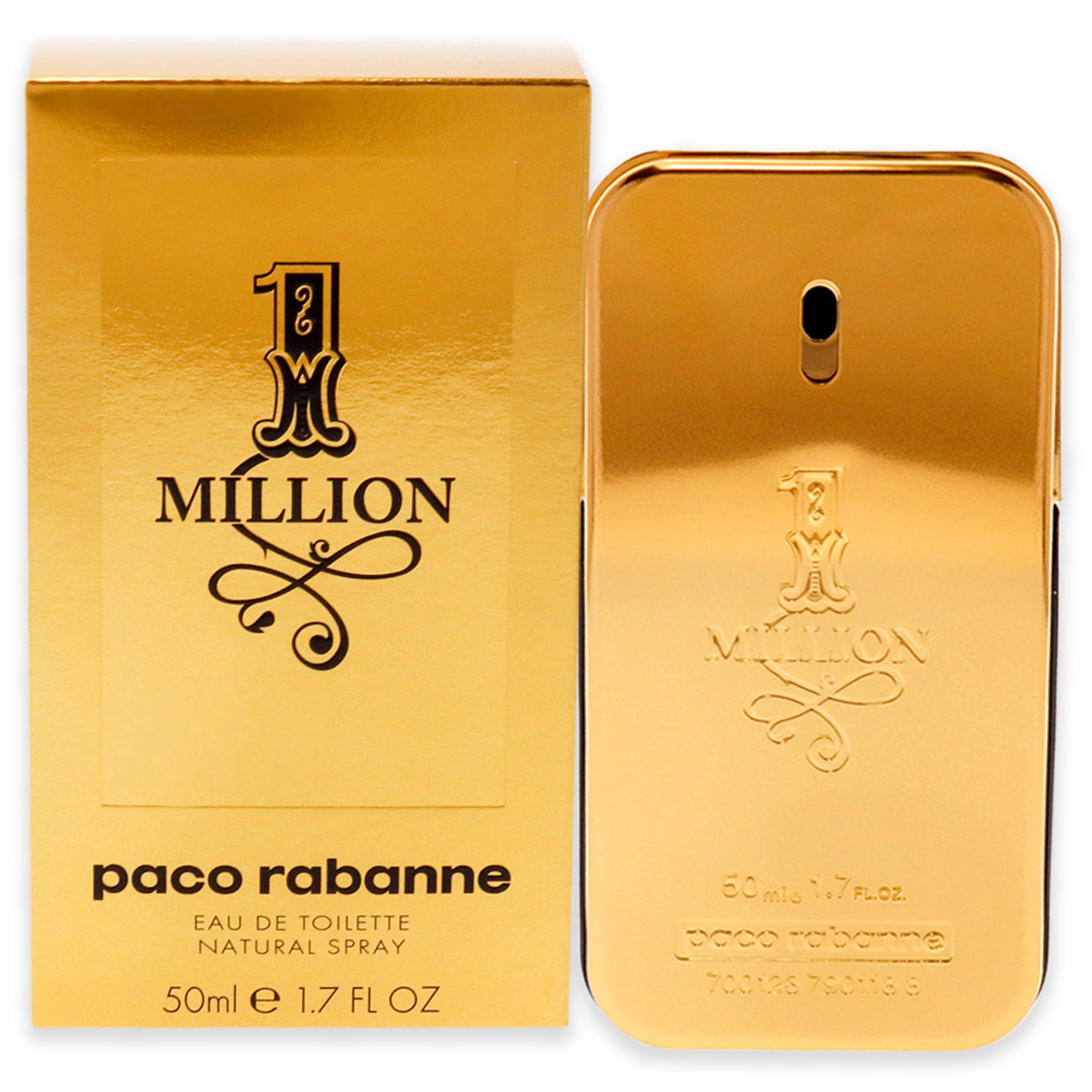 Paco Rabanne 1 Million Eau De Toilette Spray, 1.7 oz