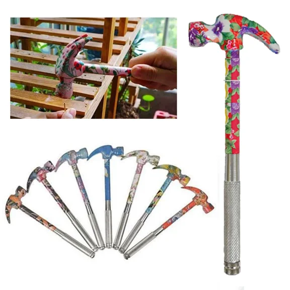 1 Mini Floral Hammer Mallet Tool Ladies Track Puller Utility Steel Metal Womens