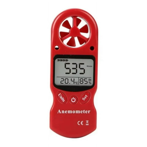 1 * Mini Multipurpose Anemometer-Red