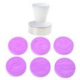 thumbnail image 1 of 1 Mold 6 Stamps Cake Mold Set, Hand-Pressure Flower Pattern Mold Round Cookie Pumpkin Pie Pastry Stamps Tools, 1 of 7