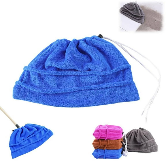 1 Mop Cover Coral Fleece Mop Cover Extra Large Floor Microfiber Cleaning Clothes Highly Absorbent & Lint and Streak for House Floor Kitchen Car Window