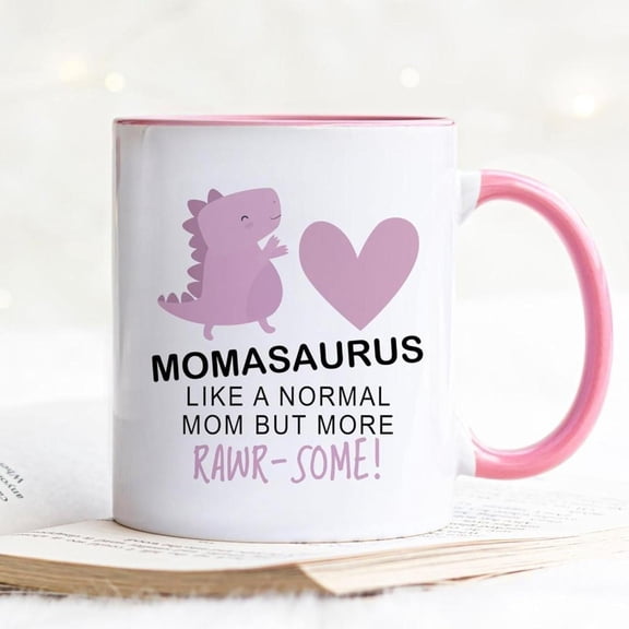 1 Mothers Day Mom Mug Coffee Mug Mama Best Mom Birthday Christmas Mommy Momasaurus 11oz Mug Present New Mom Wife from Daughter Son Husband Sentimental