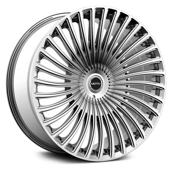 1 Motiv 22x9 6X135 / 6X5.50 +25 438C Chrome Wheel Rim
