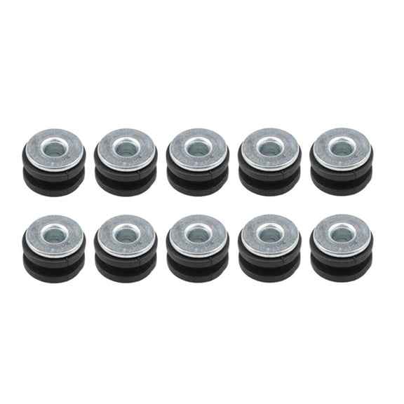 1. Motorcycle Fairing Grommets with Buffer Washer Pressure Relief Cushion Rubber Bolts