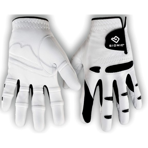 1 NEW Bionic StableGrip Natural Fit Mens Golf Glove White - Size S Regular RH