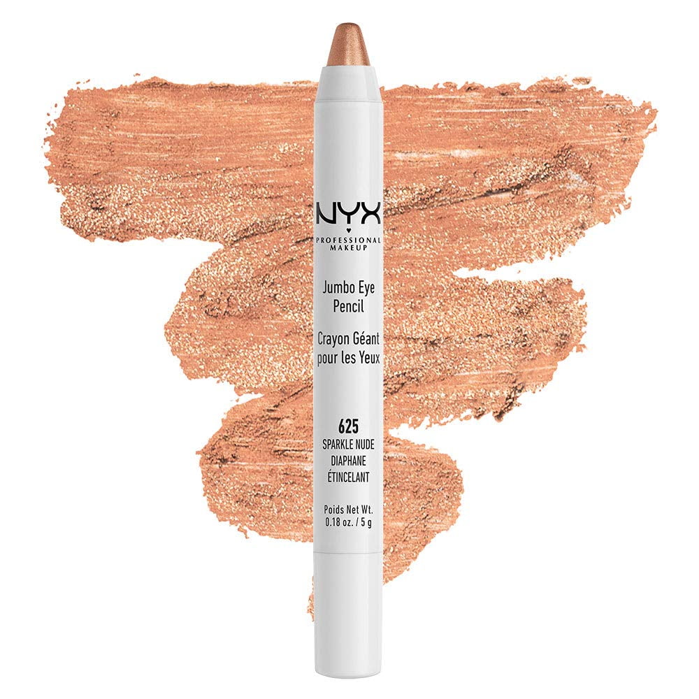 1 NYX Professional Makeup Jumbo Eye Pencil JEP625 Sparkle Nude eyeshadow Pencil Zipper Bag Walmart