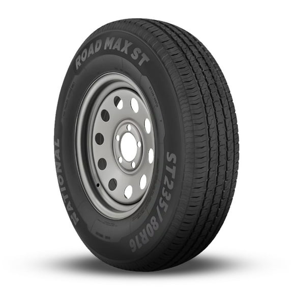 1 National Road Max ST 175/80R13 97/93M Travel / Utility / Boat Trailer 8 PLY NRM14 / 175/80/13 / 1758013