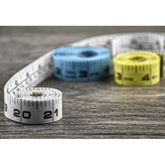 1 New 60" 150Cm Soft Fabric Cloth Tape Measure Ruler Dual Sided Sae Metric Diet