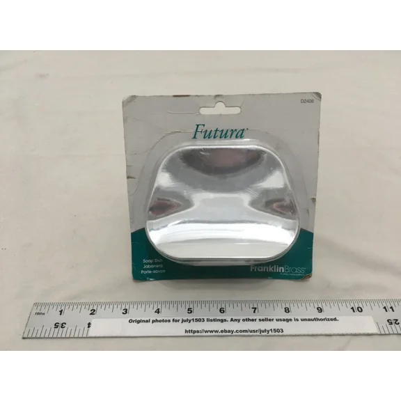 (1) New Franklin Brass Futura Wall-Mounted Soap Dish - Chrome - D2406Pc (Sw)