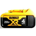 thumbnail image 1 of 1 New Genuine Dewalt Brand Power Type 20V DCB204 4.0 AH Battery for Drill, Saw, Grinder 20 Volt, 1 of 5
