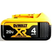 1 New Genuine Dewalt Brand Power Type 20V DCB204 4.0 AH Battery for Drill, Saw, Grinder 20 Volt