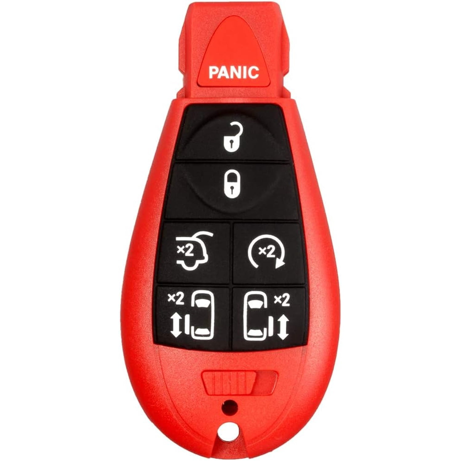 Red Keyless Entry Remote Fob For Dodge Grand Caravan, VW Routan, Chrysler Town & Country