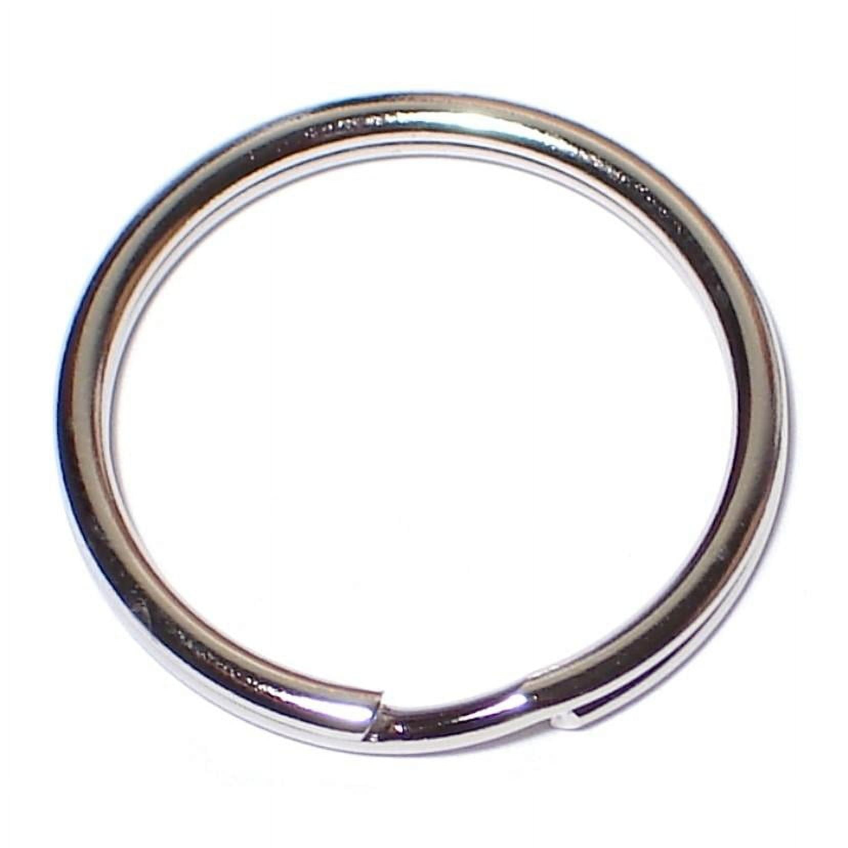 1" Nickel Split Key Rings (40 pcs.)
