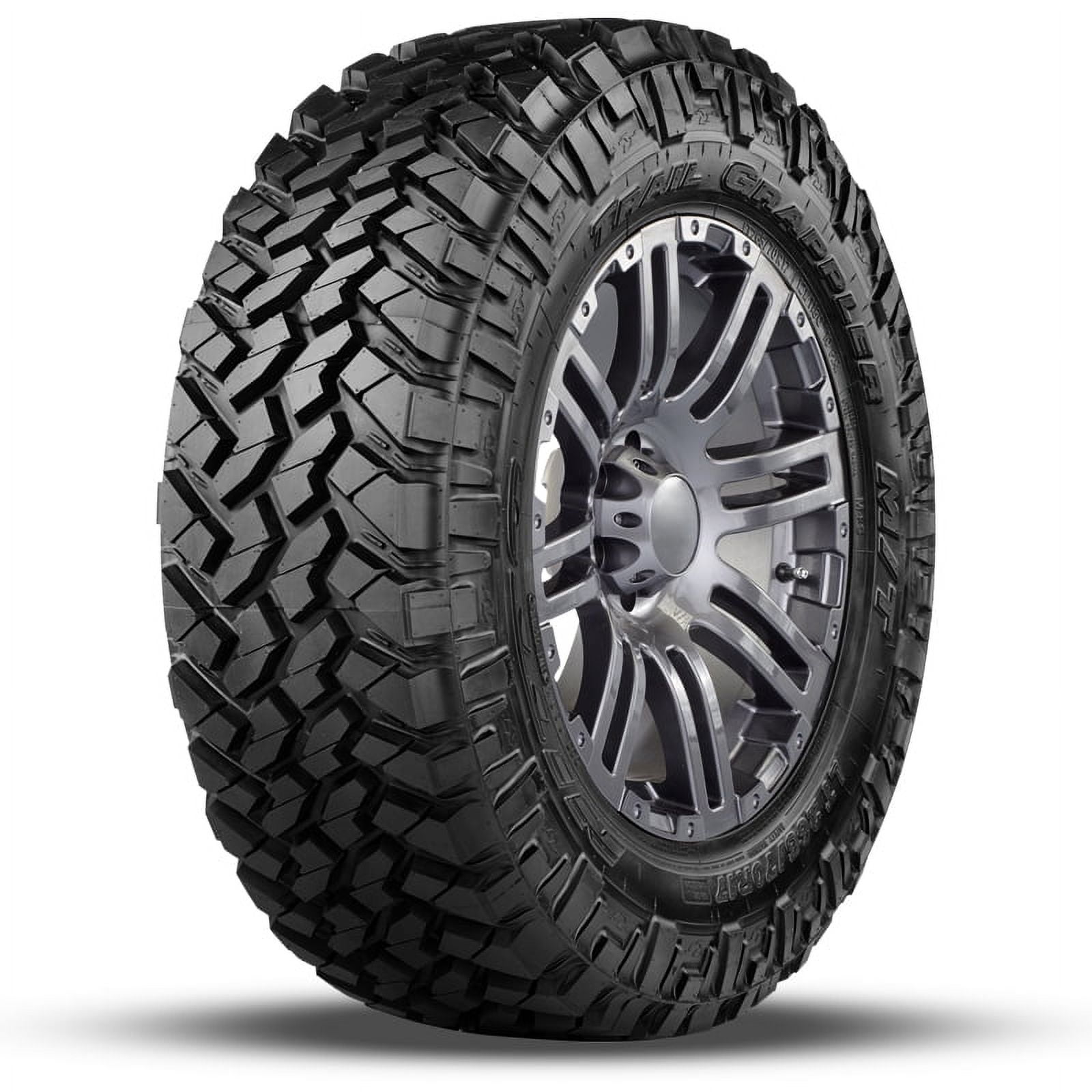 1 Nitto Trail Grappler M/T 35x12.5x17 121Q Tires 205730 / 35/1250