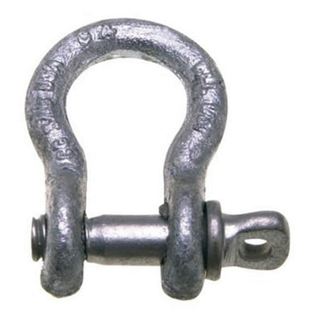 1" Nominal Chain Size, 12.5 Ton Alloy Steel Screw Anchor Shackle