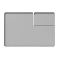 1 Non Slip Washer Dryer Cover Protector Mat Silicone Waterproof Pad for Countertop Appliances Grey