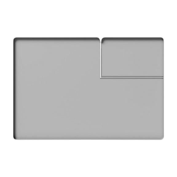 1 Non Slip Washer Dryer Cover Protector Mat Silicone Waterproof Pad for Countertop Appliances Grey