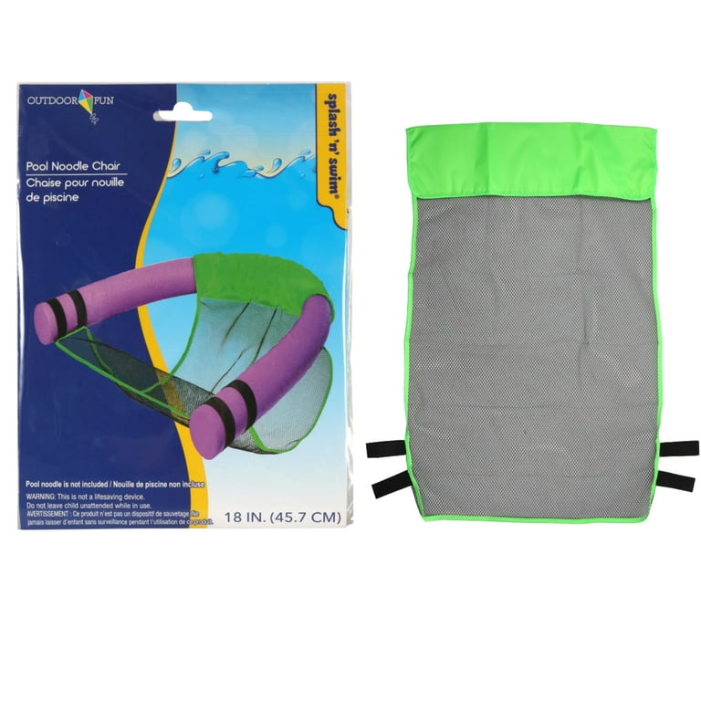 1) Noodle Chair Pool Sling Mesh Chair for Swimming Floating