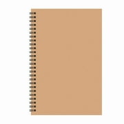 1*Notebook Clearance! Soft Cover Blank Notebook Journal Sketchbook Pad Drawing Book Brown Cover Sketchbook Memo Diary Subject Journal Planner for Students