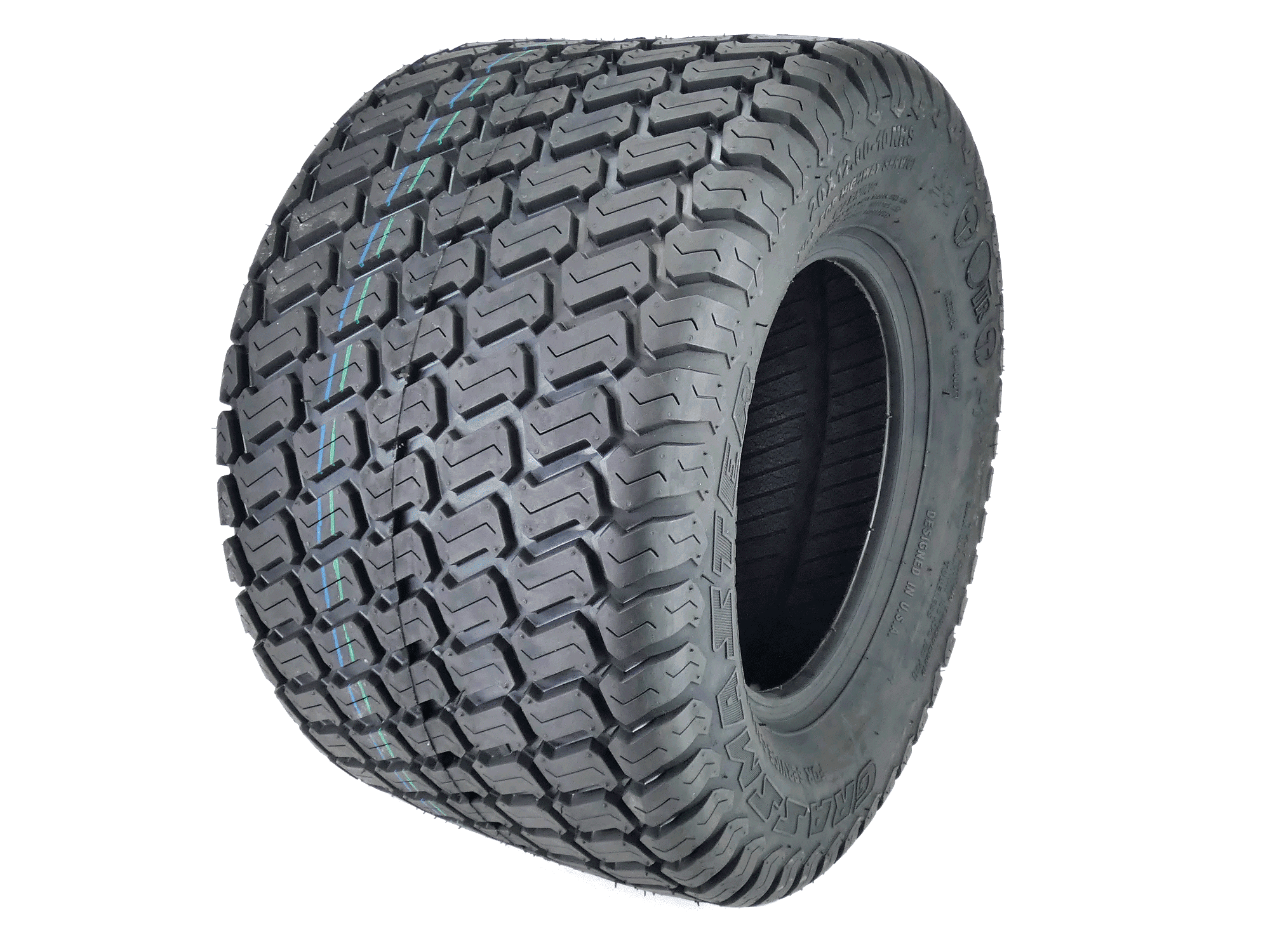 (1) OTR 20×12.00-10 Grassmaster 4 Ply Tire for Zero Turn Mowers Sansujyuku sansujyuku.com
