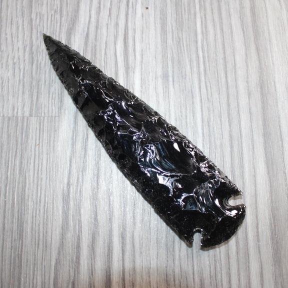 1 Obsidian Ornamental Spearhead #367 Arrowhead