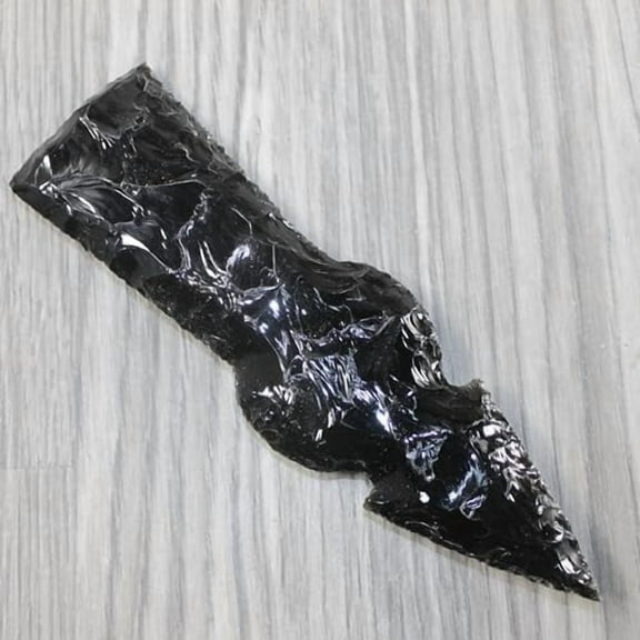 1 Obsidian Ornamental Tomahawk Head #2844 Ax Axe Hatchet