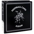 thumbnail image 1 of 1 (One) Black Binder BCW 3 Inch D Ring NFL Football Trading Cards Collection Album, 1 of 2