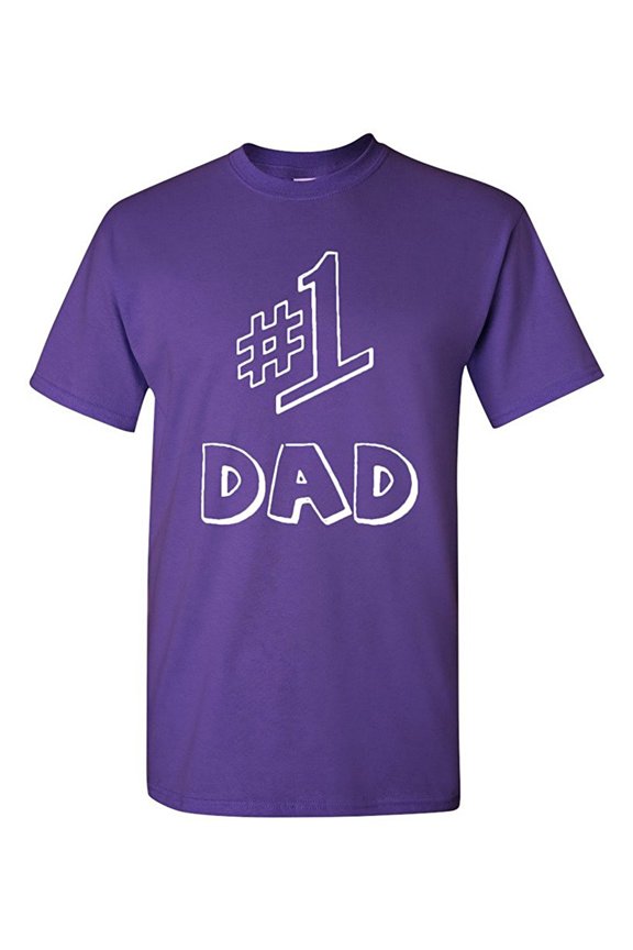 #1 One Dad Daddy Father's Day TV Comedy Series Funny DT Adult T-Shirt Tee