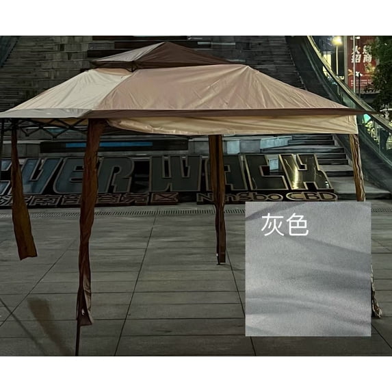 1 Oxford Cloth Iron Pipe Outdoor Canopy