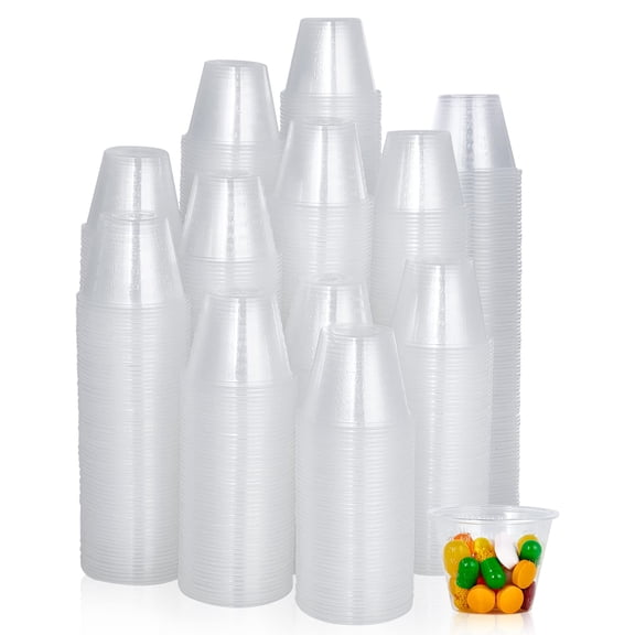 1 Oz Disposable Plastic Measuring Cups 1000 Pack, For Crafts, Cooking, Medication
