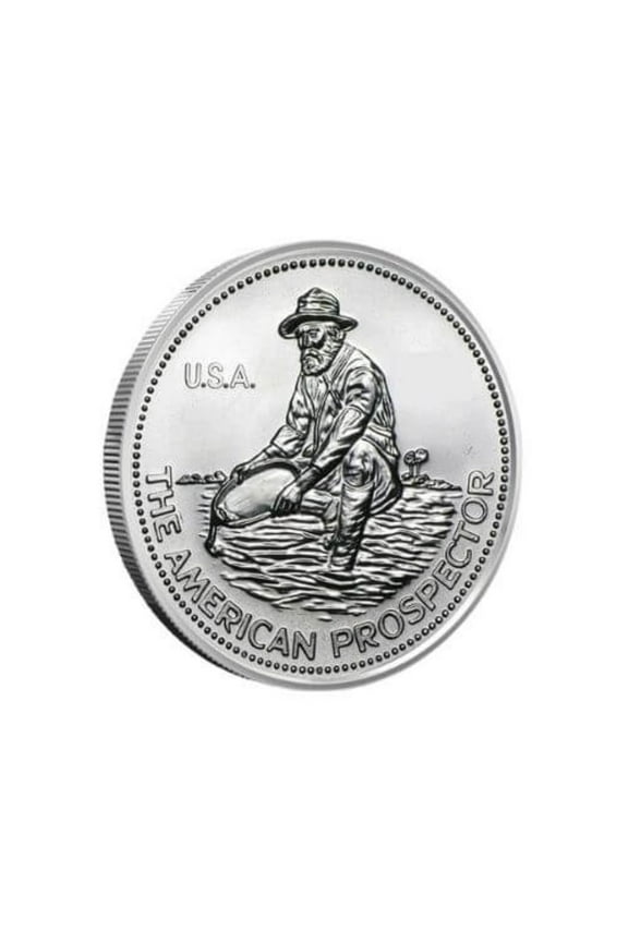 1 Oz Engelhard Prospector Silver Round (Random Year)